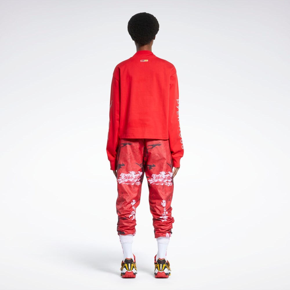 Reebok Reebok by Pyer Moss Turtleneck Long Sleeve T-Shirt Punainen | YQJDXI-982