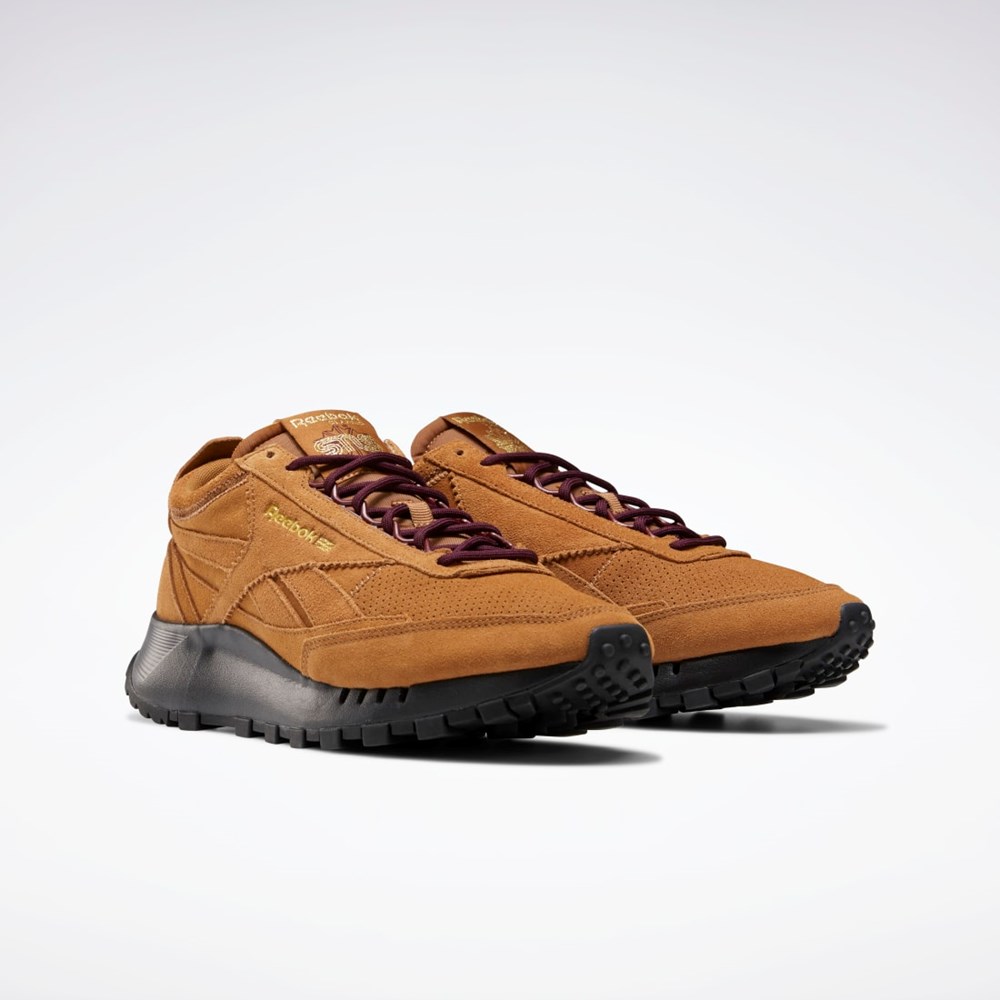 Reebok SNS Classic Leather Legacy Shoes Ruskea Viininpunainen Kultaiset | PXJLVS-047