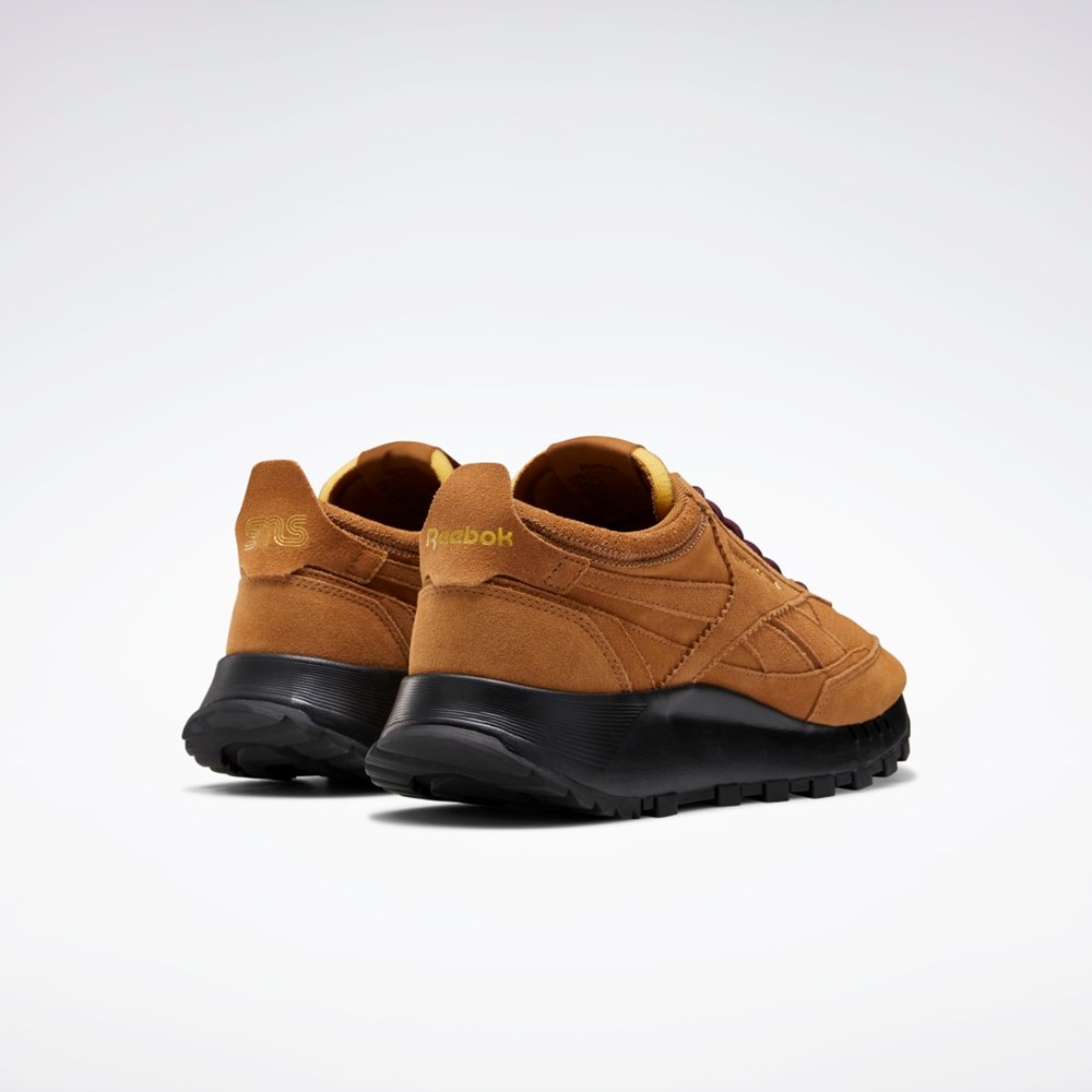 Reebok SNS Classic Leather Legacy Shoes Ruskea Viininpunainen Kultaiset | PXJLVS-047