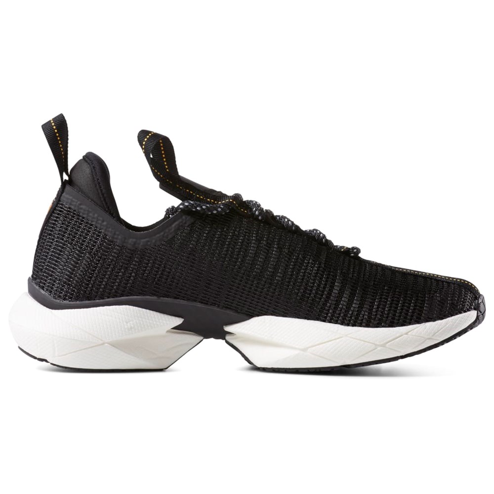 Reebok Sole Fury Floatride Shoes Mustat Valkoinen Kultaiset | CTHIRY-402