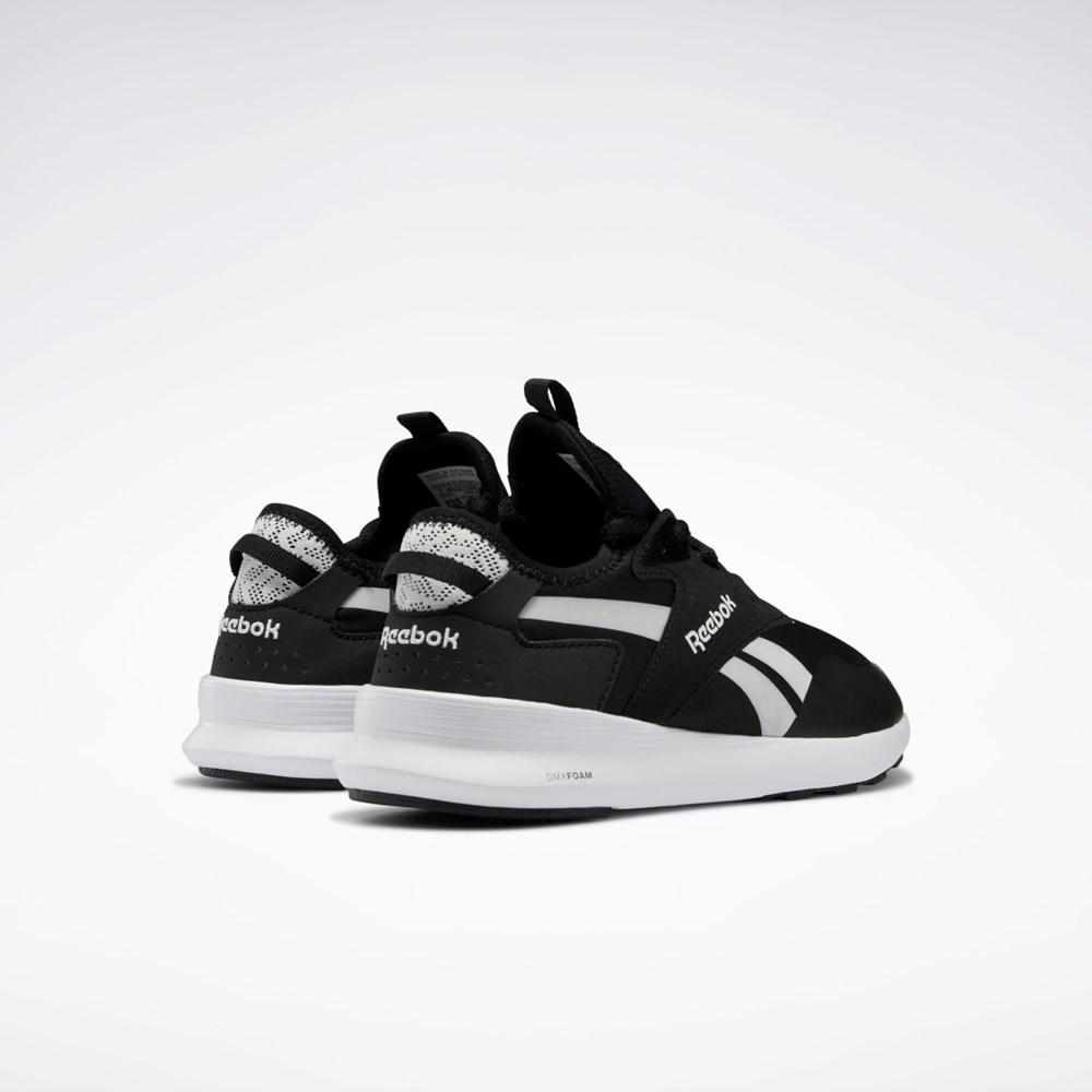 Reebok Spark Run Shoes Mustat Valkoinen Hopea | VCHNGP-128