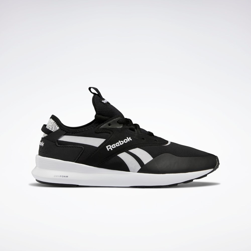 Reebok Spark Run Shoes Mustat Valkoinen Hopea | VCHNGP-128