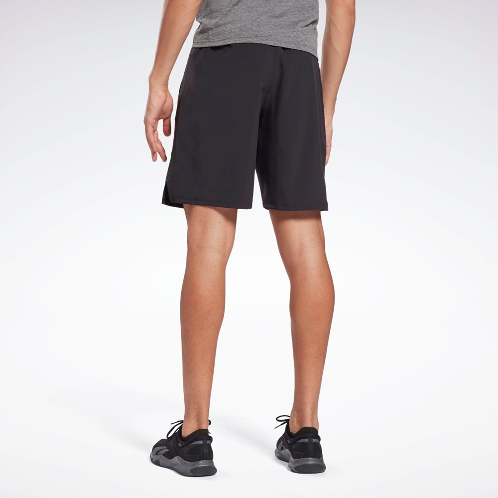 Reebok Speed Shorts Mustat | OEBXUL-841