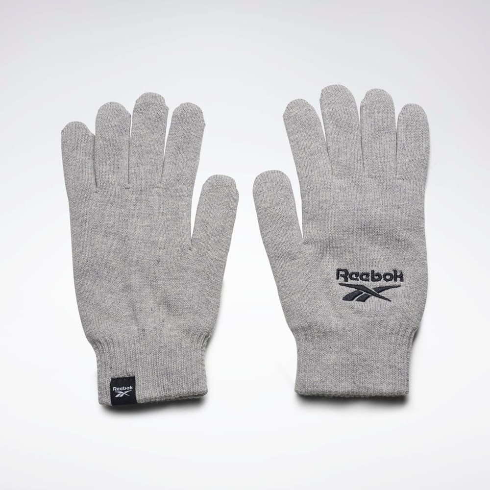 Reebok Sports Essentials Logo Gloves Harmaat | URMDEK-964