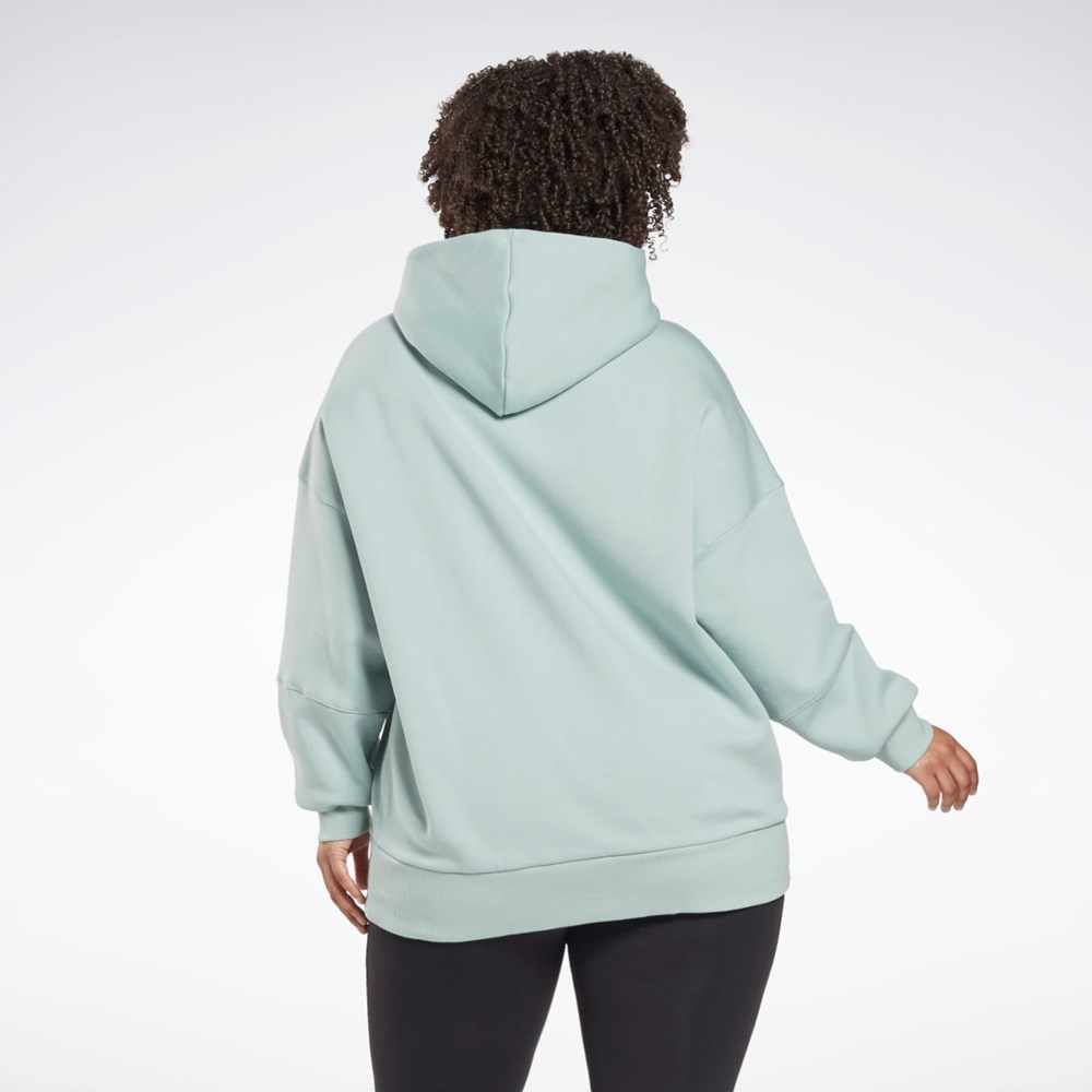 Reebok Studio Recycled Oversize Hoodie (Plus Size) Harmaat | TPNLVX-875