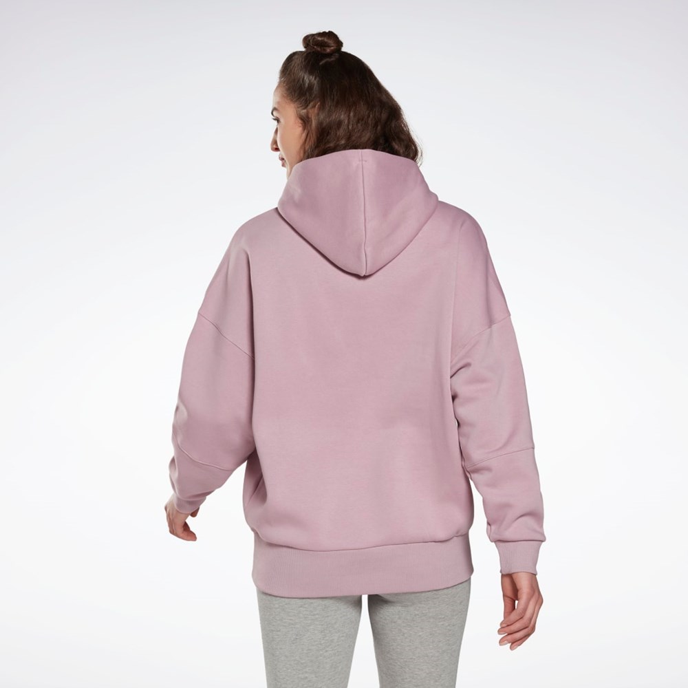Reebok Studio Recycled Oversize Hoodie Infused Lilac | RNHQKF-039