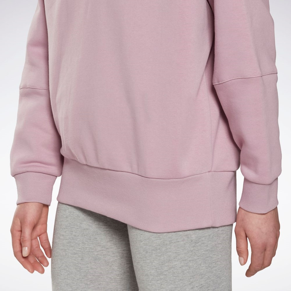 Reebok Studio Recycled Oversize Hoodie Infused Lilac | RNHQKF-039