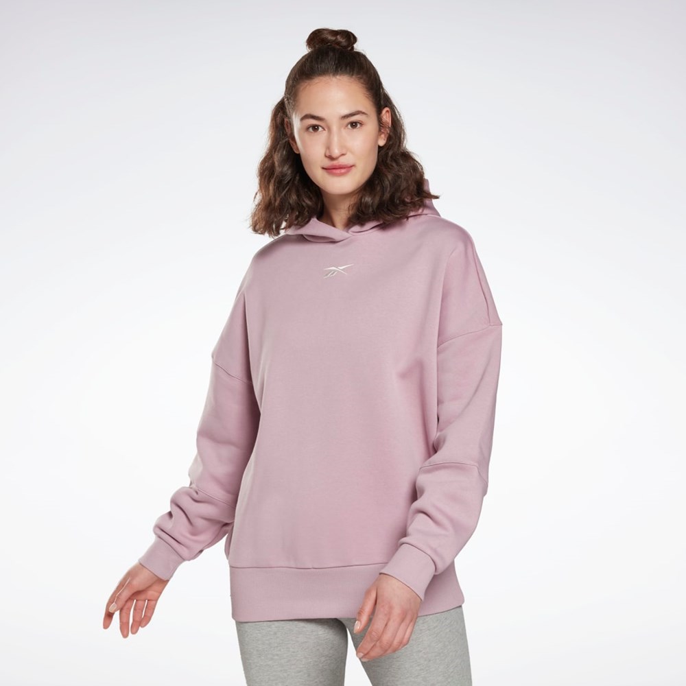 Reebok Studio Recycled Oversize Hoodie Infused Lilac | RNHQKF-039