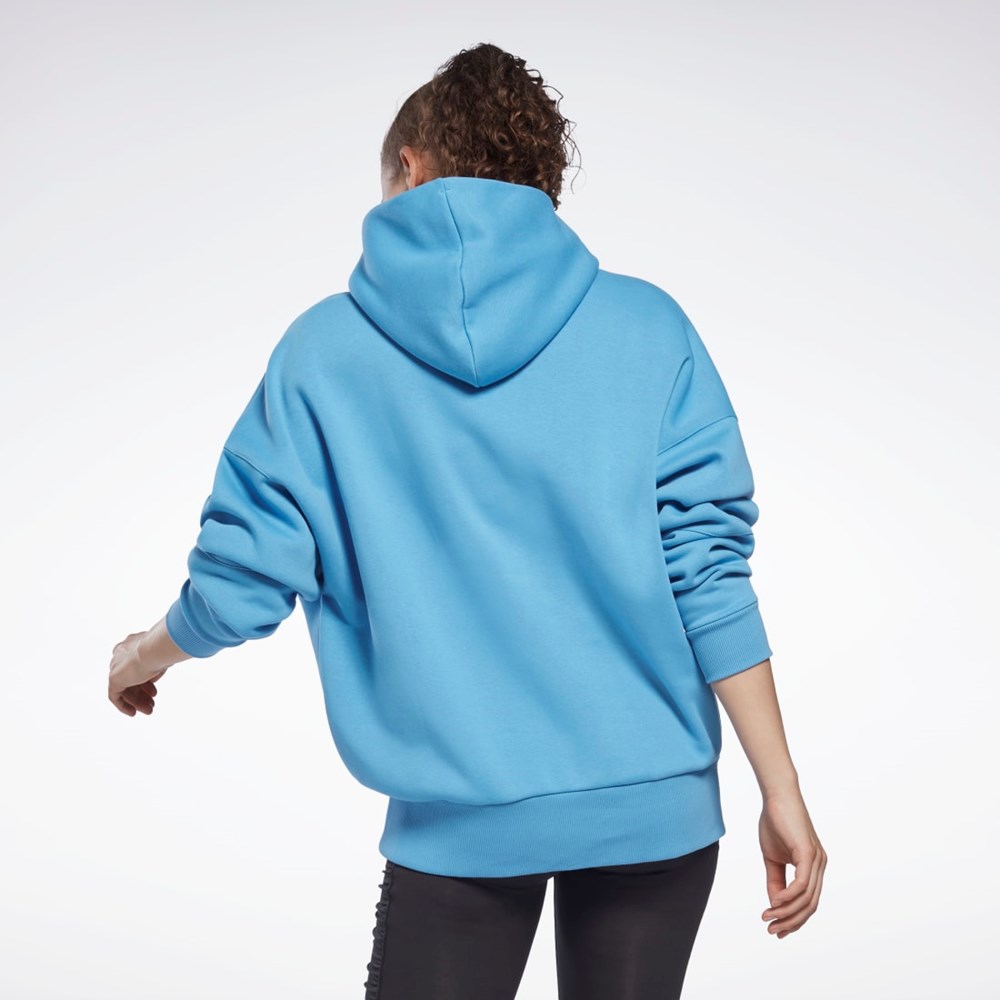 Reebok Studio Recycled Oversize Hoodie Sininen | UQEWTP-693