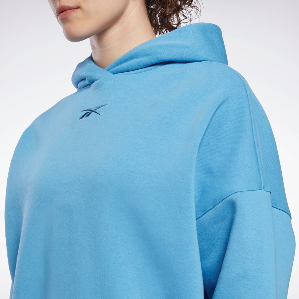 Reebok Studio Recycled Oversize Hoodie Sininen | UQEWTP-693