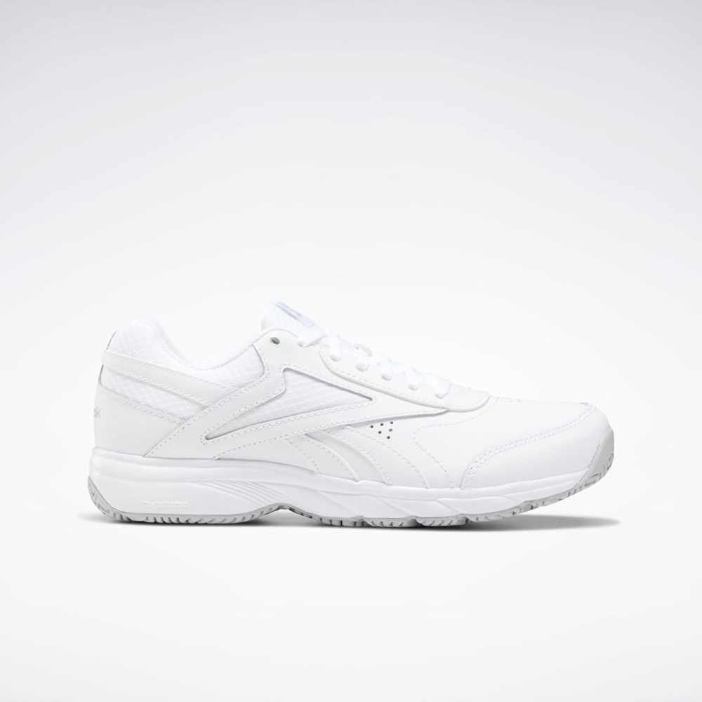 Reebok Työ N Cushion 4.0 Leveät Shoes Valkoinen Harmaat Valkoinen | SCDWXF-789