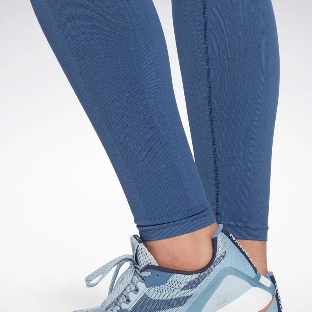 Reebok United By Fitness Myoknit Seamless Leggings Sininen | QRFJCE-492