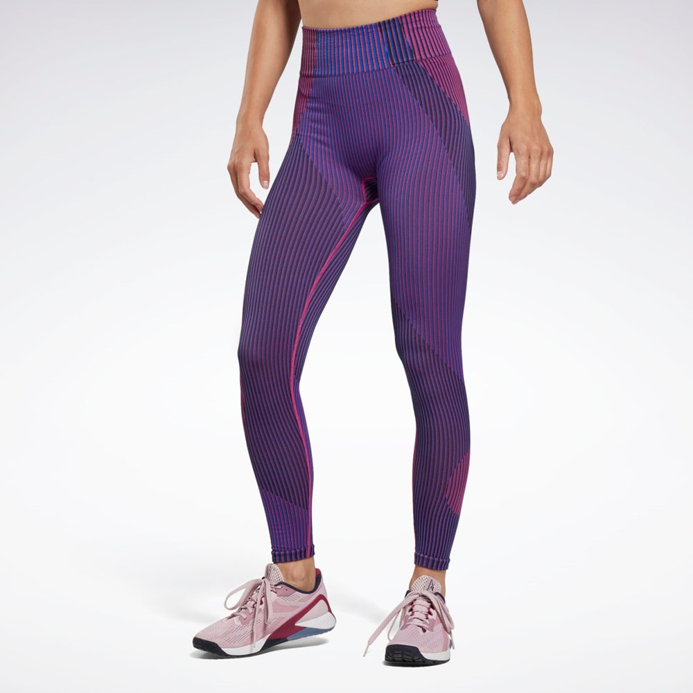 Reebok United By Fitness Myoknit Seamless Leggings Sininen | XUEMCB-648
