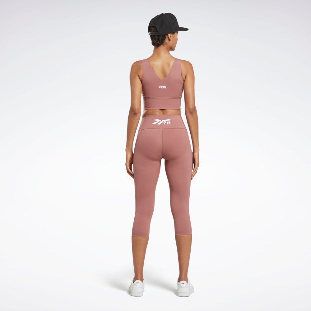 Reebok Victoria Beckham 5/8 Leggings Parched Earth | JMUYBG-382