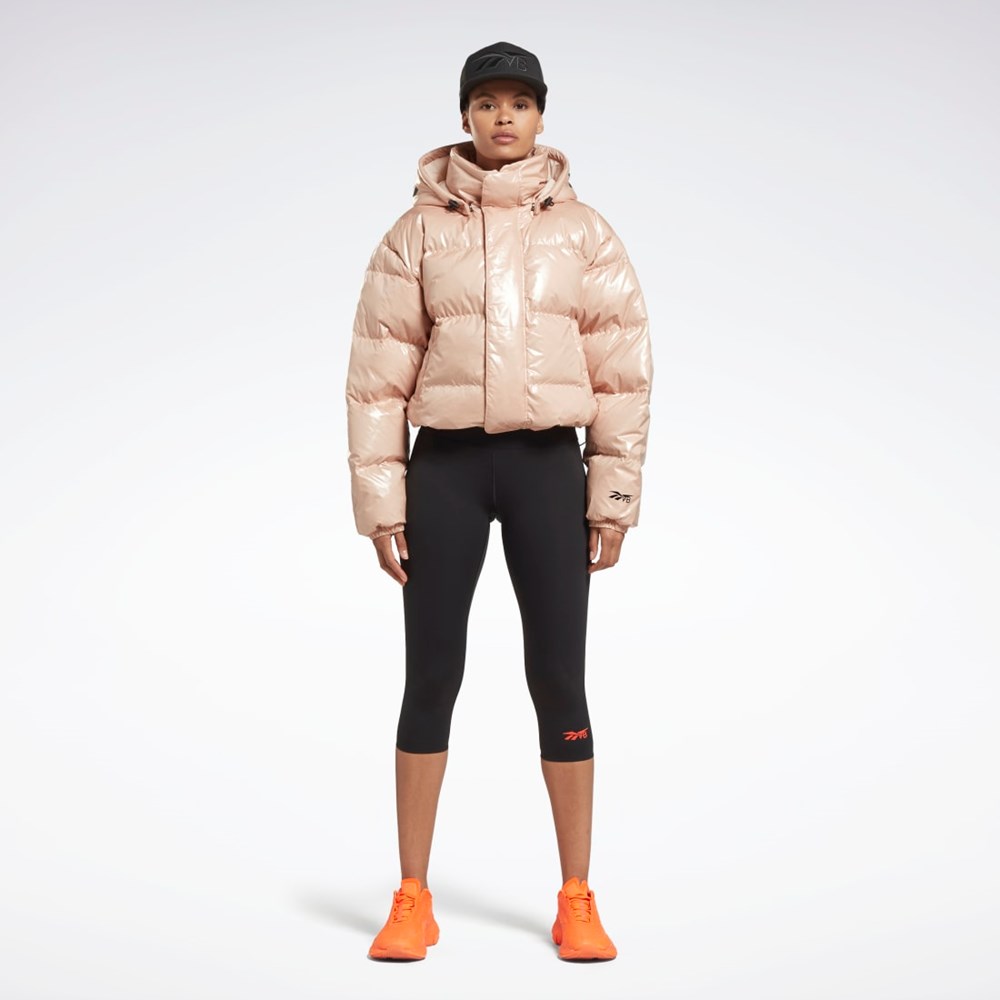 Reebok Victoria Beckham Puffer Jacket Soft Ecru | FUIHDW-982