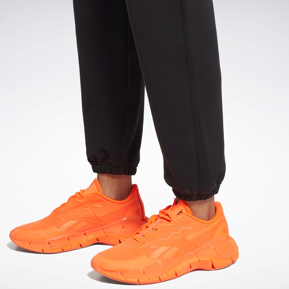 Reebok Victoria Beckham Suoraan Leg Joggers Mustat Oranssi | KMFWGS-241