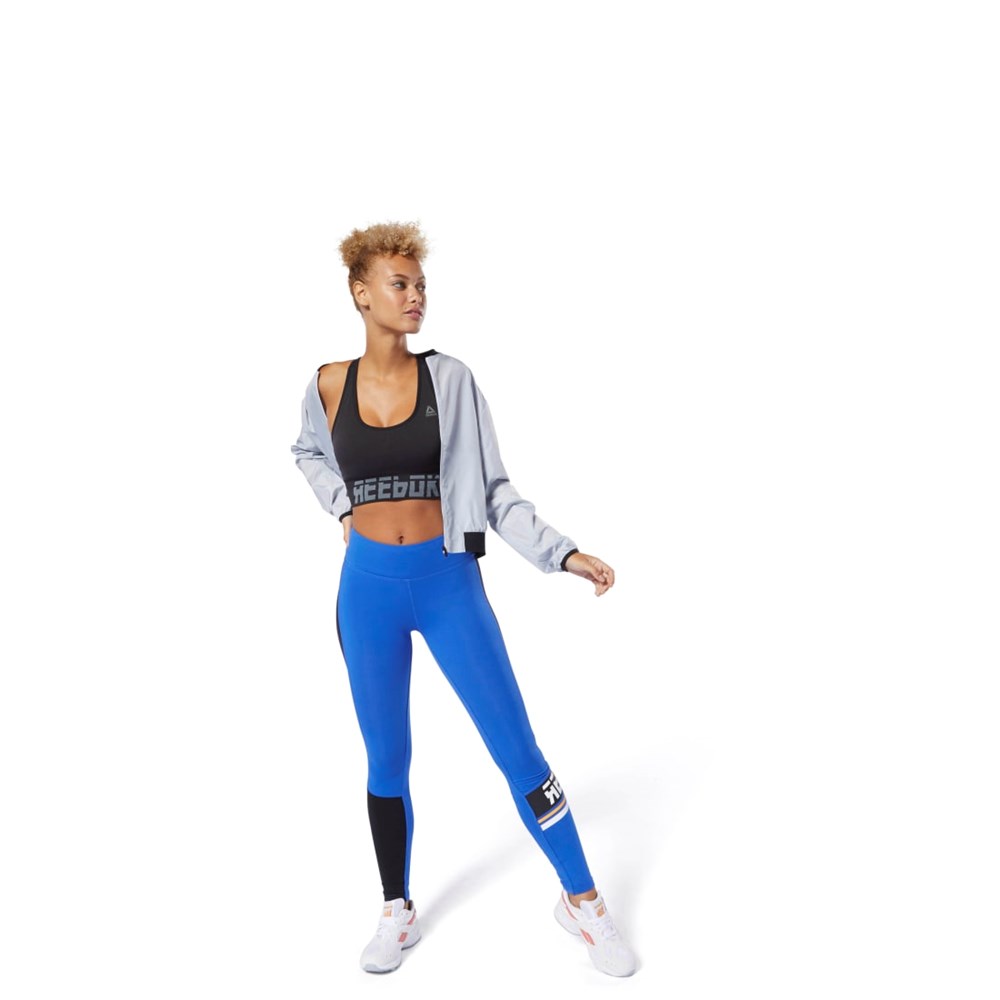 Reebok WOR Meet You There Seamless Pehmustettu Bra Mustat | GCMDTK-543