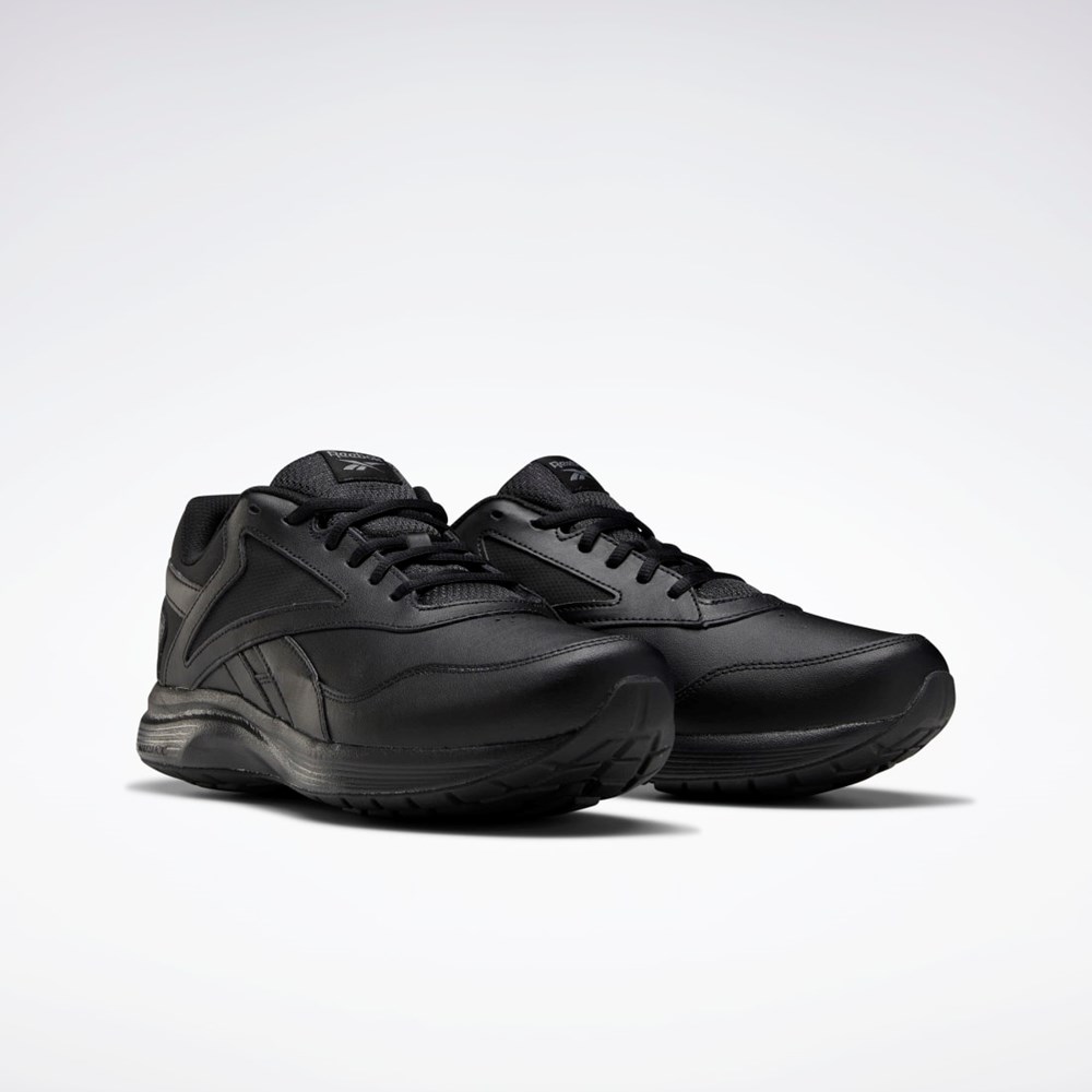 Reebok Walk Ultra 7 DMX MAX Extra-Leveät Shoes Mustat Harmaat Kuninkaallinen Sininen | BVKWSI-124