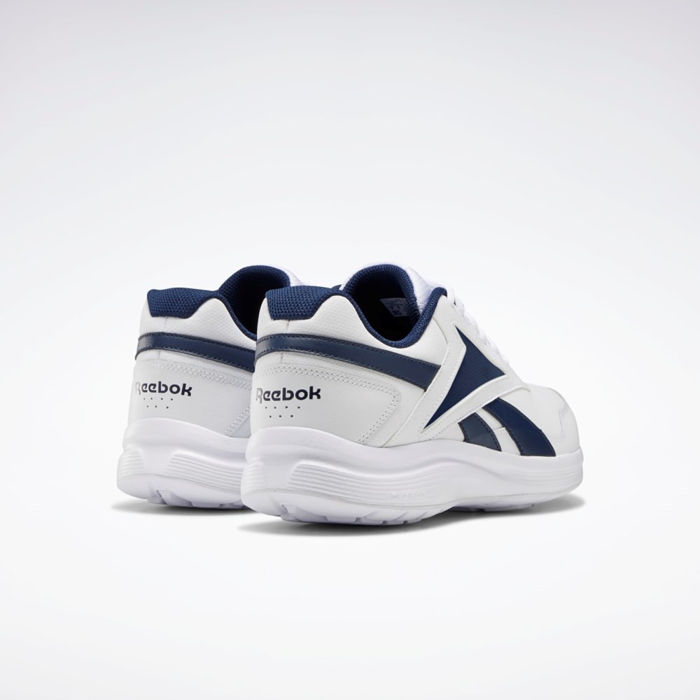 Reebok Walk Ultra 7 DMX MAX Extra-Leveät Shoes Valkoinen Laivastonsininen Kuninkaallinen Sininen | KVEBQI-450