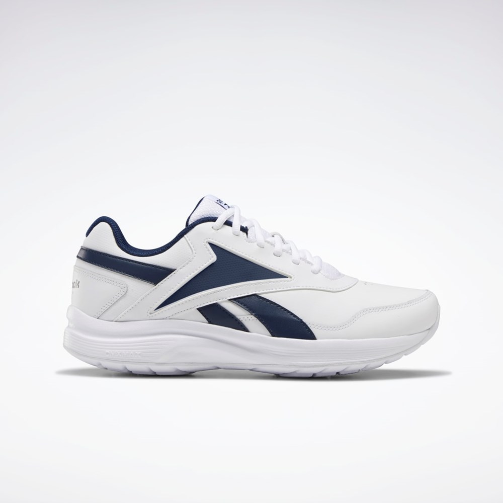 Reebok Walk Ultra 7 DMX MAX Extra-Leveät Shoes Valkoinen Laivastonsininen Kuninkaallinen Sininen | KVEBQI-450