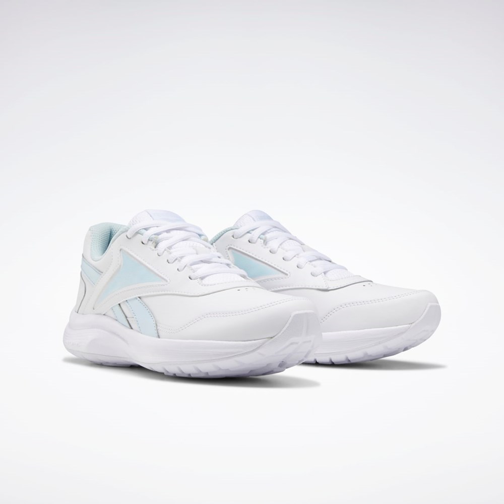 Reebok Walk Ultra 7 DMX MAX Shoes Valkoinen Sininen Kuninkaallinen Sininen | LTCPSD-419