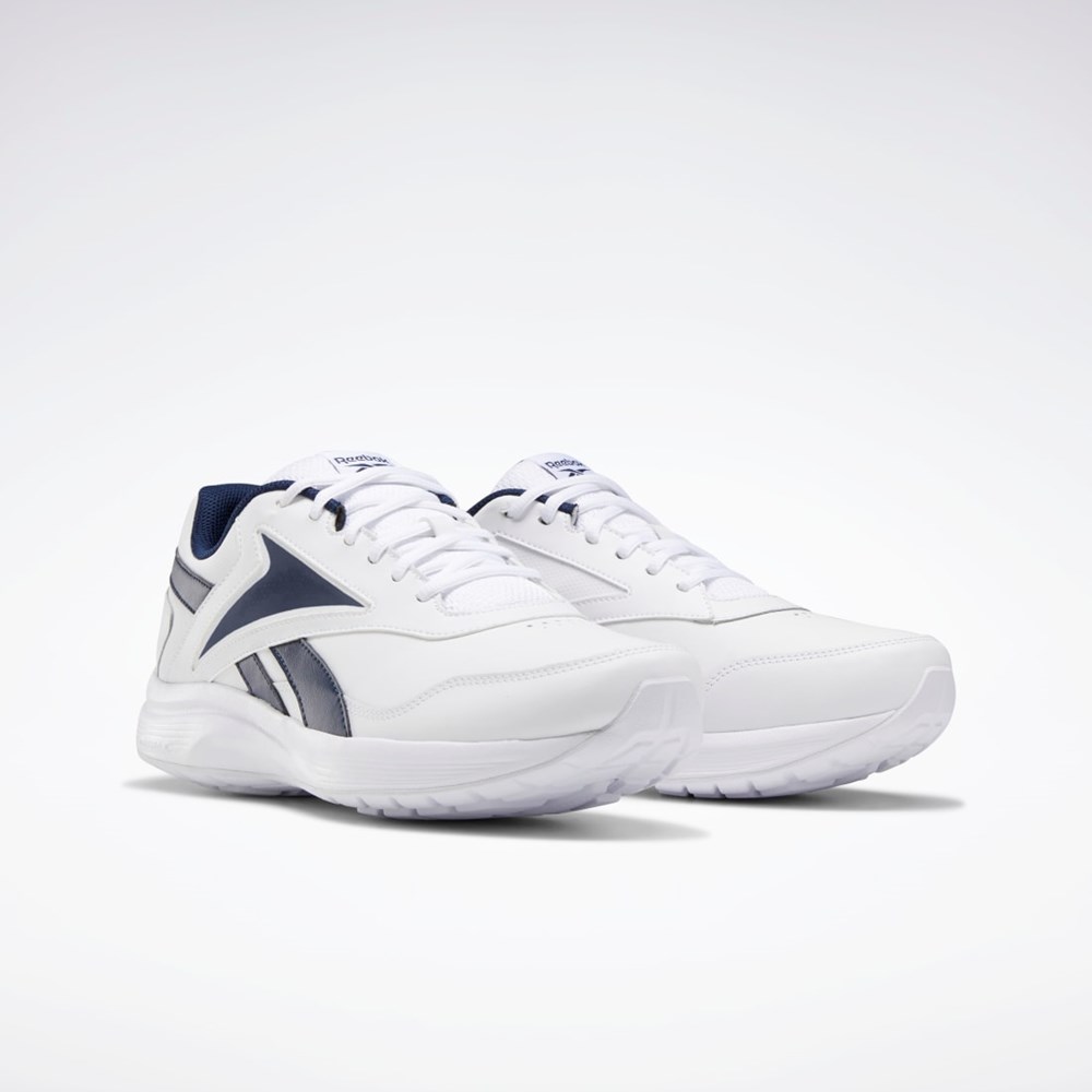 Reebok Walk Ultra 7 DMX MAX Shoes Valkoinen Laivastonsininen Kuninkaallinen Sininen | UWXBGI-482