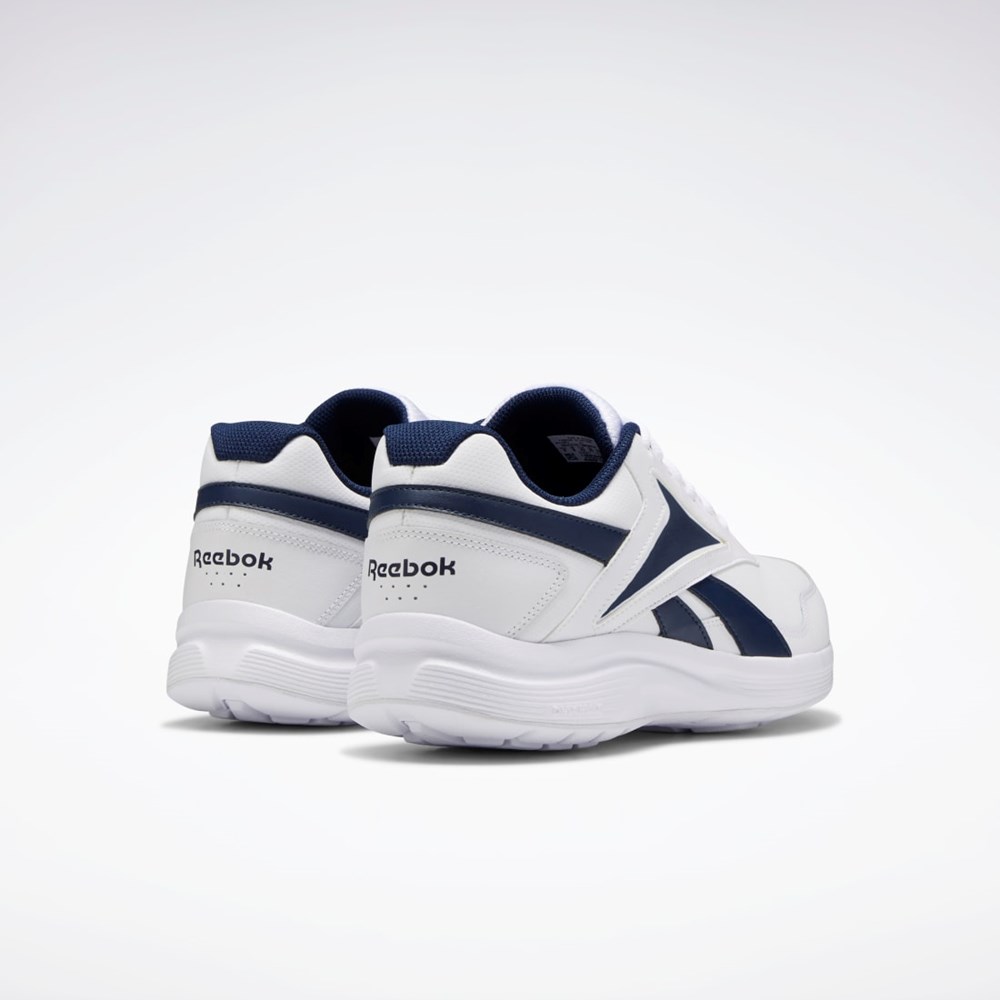 Reebok Walk Ultra 7 DMX MAX Shoes Valkoinen Laivastonsininen Kuninkaallinen Sininen | UWXBGI-482
