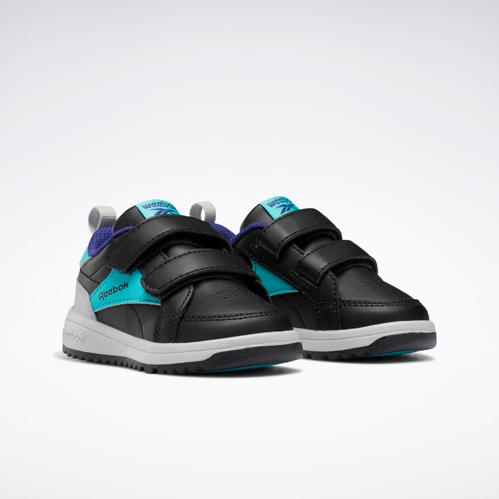 Reebok Weebok Clasp Low Shoes - Toddler Mustat Harmaat | VTPNSZ-075