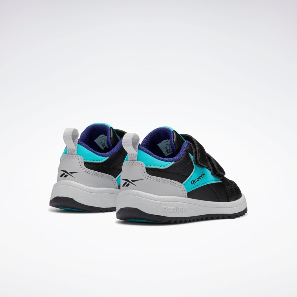 Reebok Weebok Clasp Low Shoes - Toddler Mustat Harmaat | VTPNSZ-075