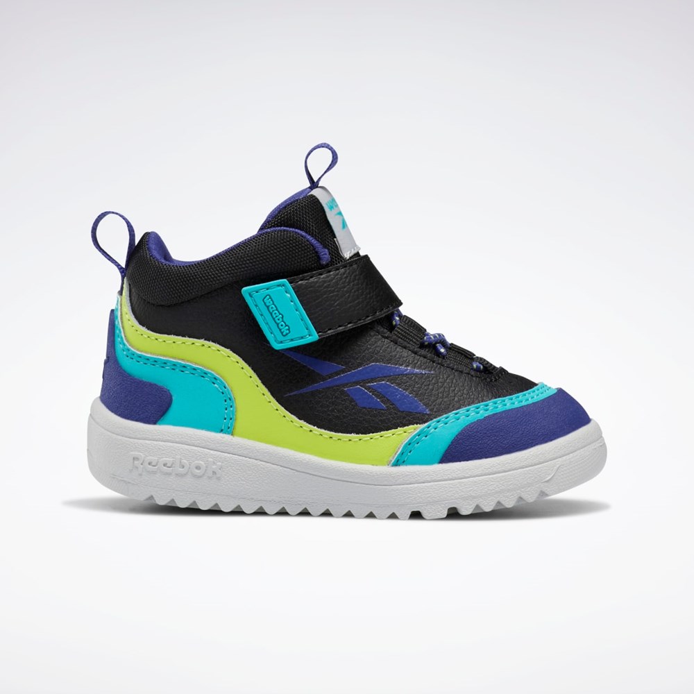 Reebok Weebok Storm X Shoes - Toddler Mustat Keltainen | XIZLHQ-420