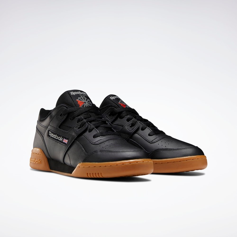 Reebok Workout Plus Shoes Mustat Punainen Kuninkaallinen Sininen | KBNOJE-952