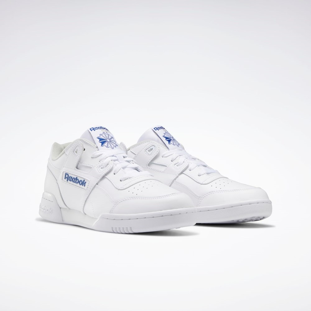 Reebok Workout Plus Shoes Valkoinen Kuninkaallinen Sininen | GWAQXI-125
