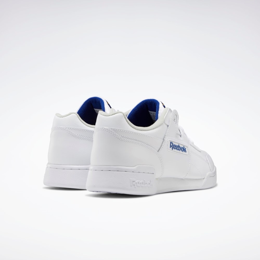 Reebok Workout Plus Shoes Valkoinen Kuninkaallinen Sininen | GWAQXI-125