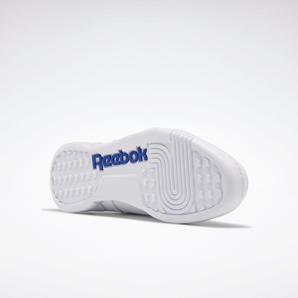 Reebok Workout Plus Shoes Valkoinen Kuninkaallinen Sininen | GWAQXI-125
