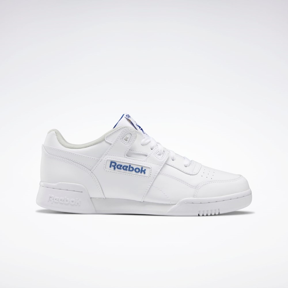Reebok Workout Plus Shoes Valkoinen Kuninkaallinen Sininen | GWAQXI-125