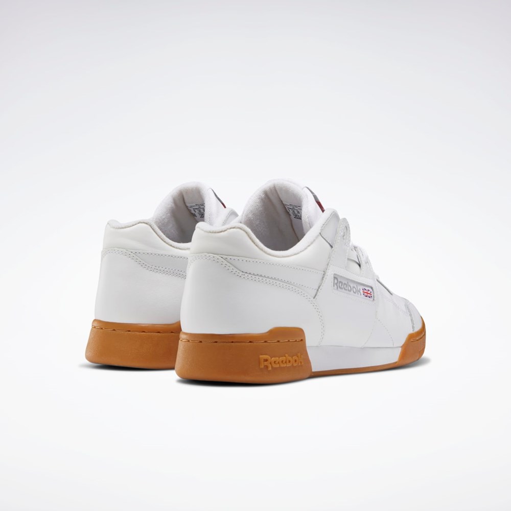 Reebok Workout Plus Shoes Valkoinen Punainen Kuninkaallinen Sininen | BHVLNY-802