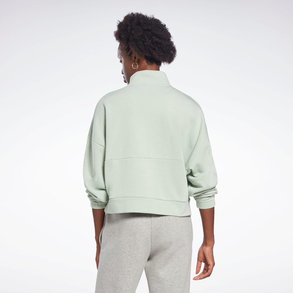 Reebok Workout Ready 1/4 Zip Cover-Up Vaalean | FLCSIO-048