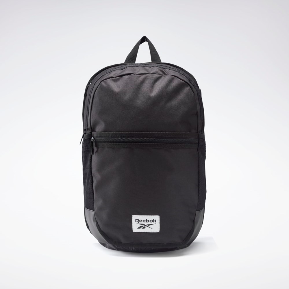 Reebok Workout Ready Active Backpack Mustat Mustat | EPSWAN-705