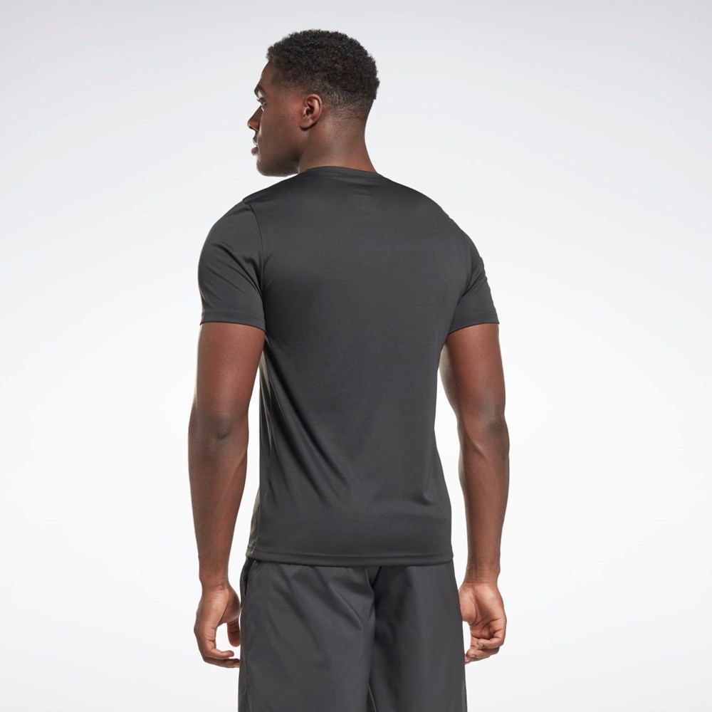 Reebok Workout Ready Graafinen T-Shirt Mustat | MYZJDV-368