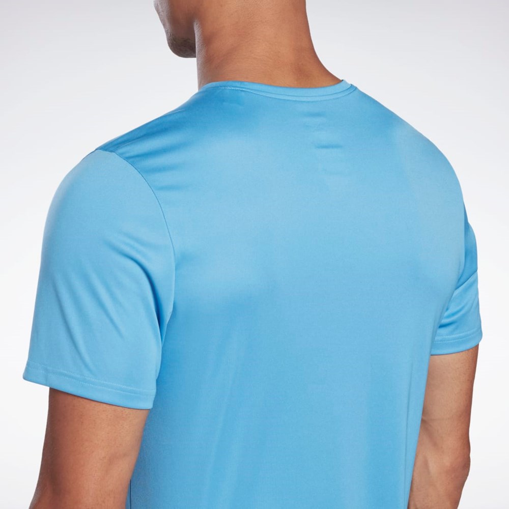 Reebok Workout Ready Graafinen T-Shirt Sininen | FRUILW-954