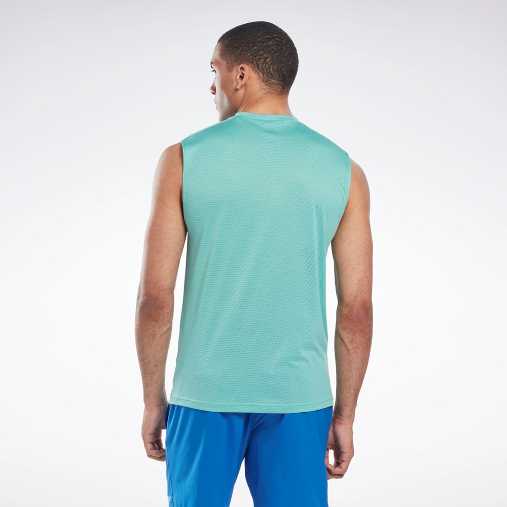 Reebok Workout Ready Hihattomat Tech T-Shirt Semi Classic Teal | AUVCYZ-012