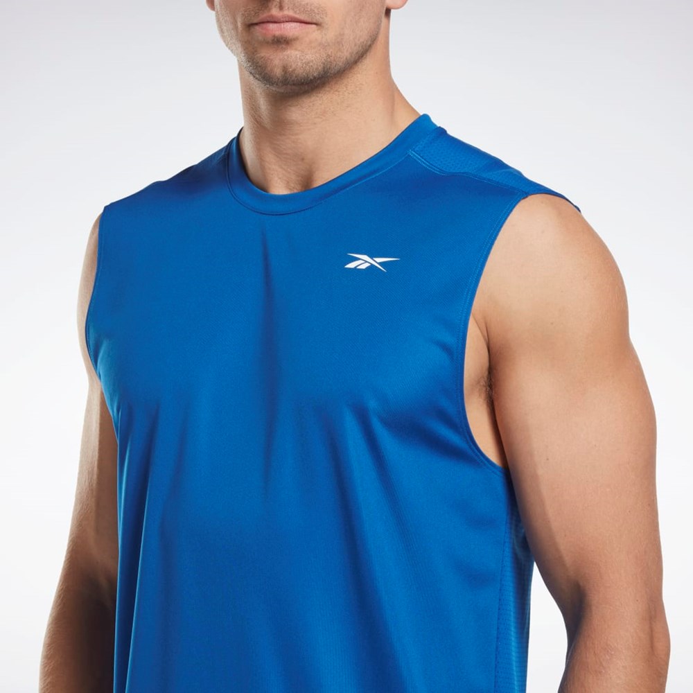Reebok Workout Ready Hihattomat Tech T-Shirt Sininen | VYOLHC-574