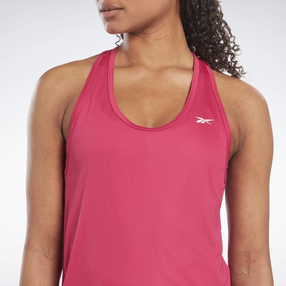 Reebok Workout Ready Mesh Back Tank Top Pinkki | REQPYL-378