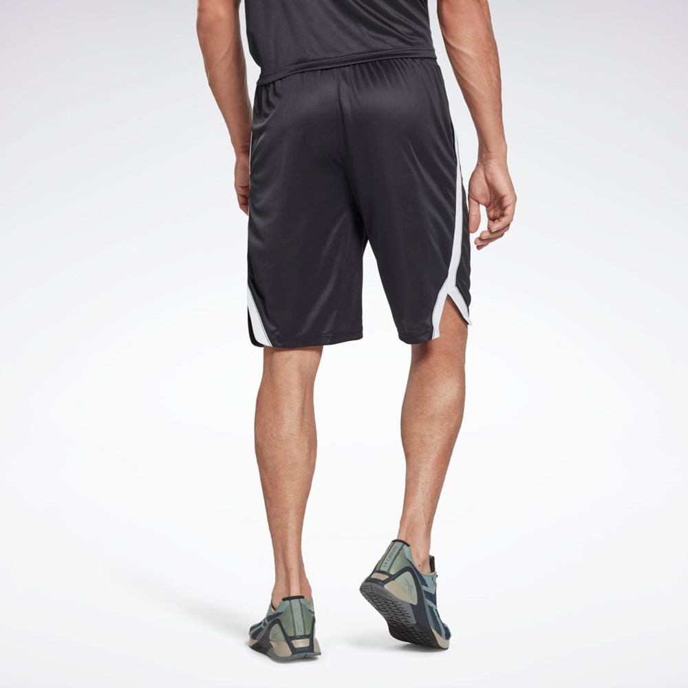 Reebok Workout Ready Mesh Shorts Mustat | HJDZYT-147