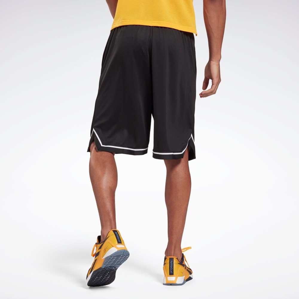 Reebok Workout Ready Mesh Shorts Mustat | UOZFED-931