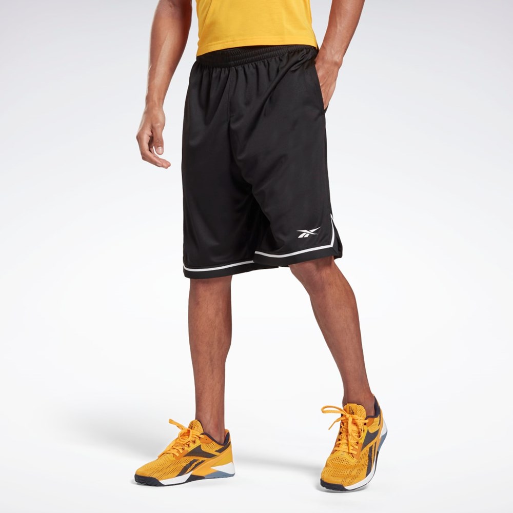 Reebok Workout Ready Mesh Shorts Mustat | UOZFED-931