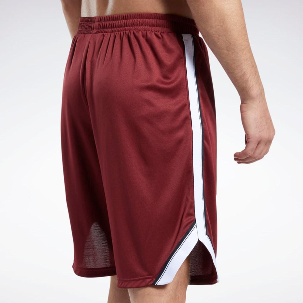 Reebok Workout Ready Mesh Shorts Viininpunainen | UXFOCG-890