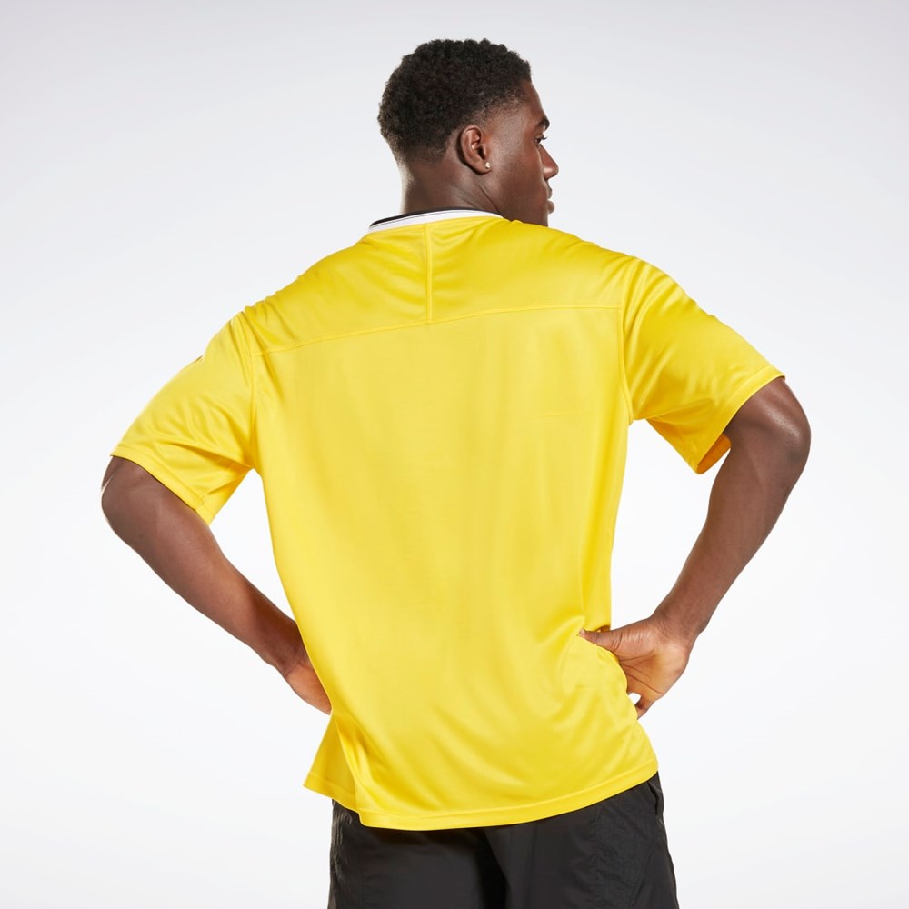 Reebok Workout Ready Mesh T-Shirt Keltainen | TIUEPQ-347