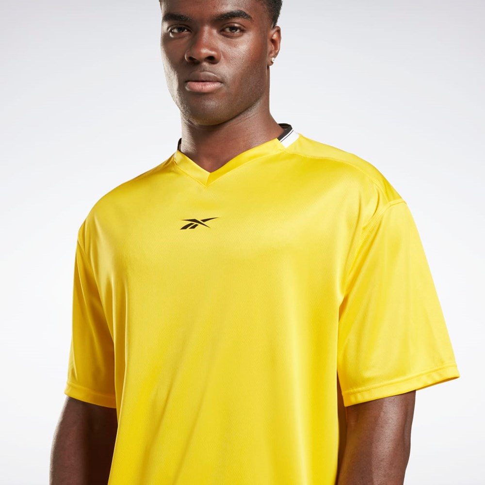Reebok Workout Ready Mesh T-Shirt Keltainen | TIUEPQ-347