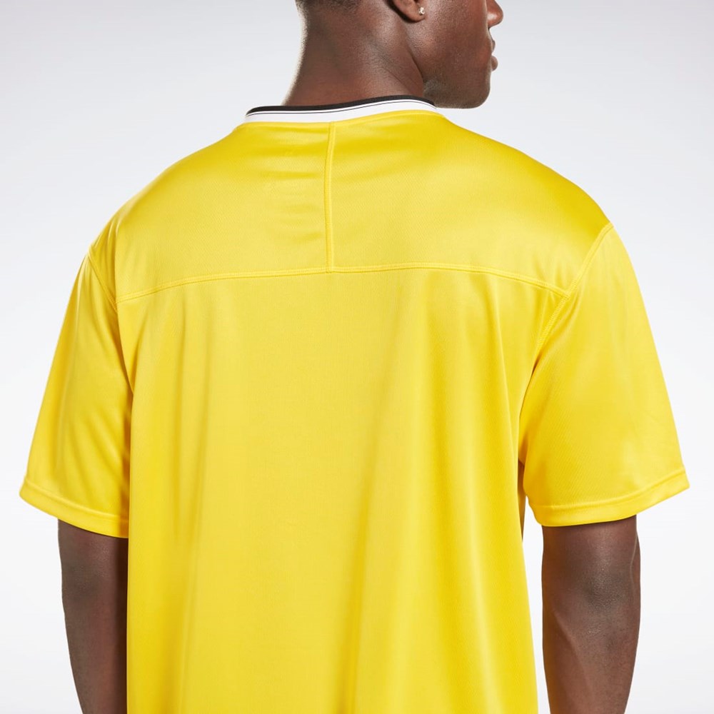 Reebok Workout Ready Mesh T-Shirt Keltainen | TIUEPQ-347